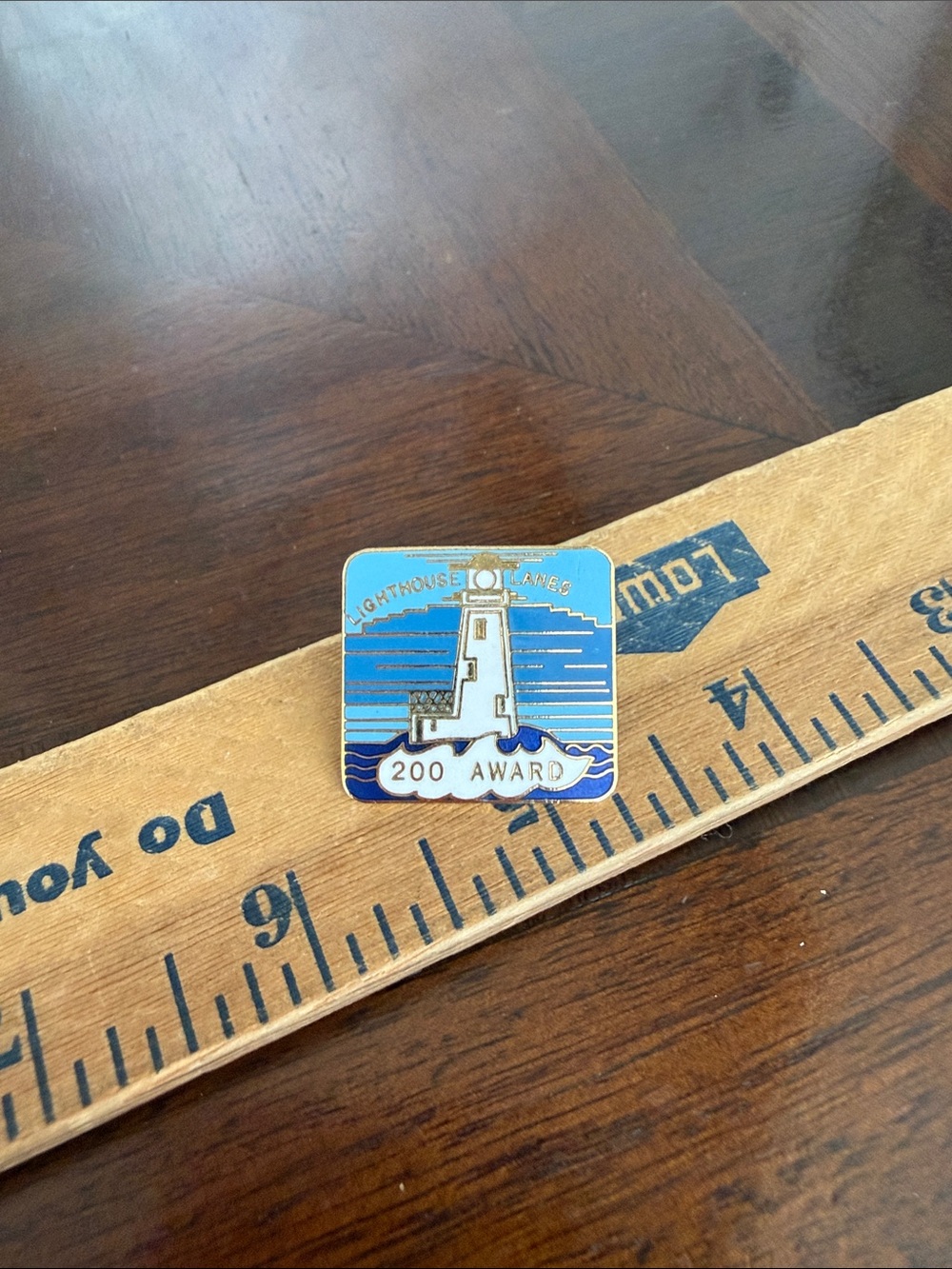 Vintage light house Award Pin